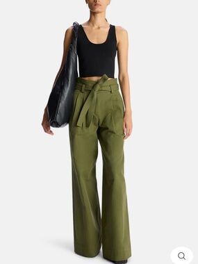 A.L.C. Emily Pant in Olive, size 10